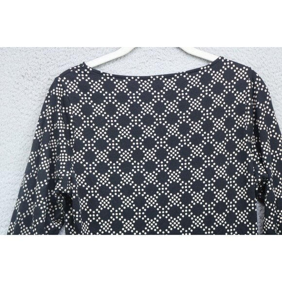 Boden Long Sleeve A-Line Dress-Size 8R-Stretch-Geometric - Picture 10 of 10